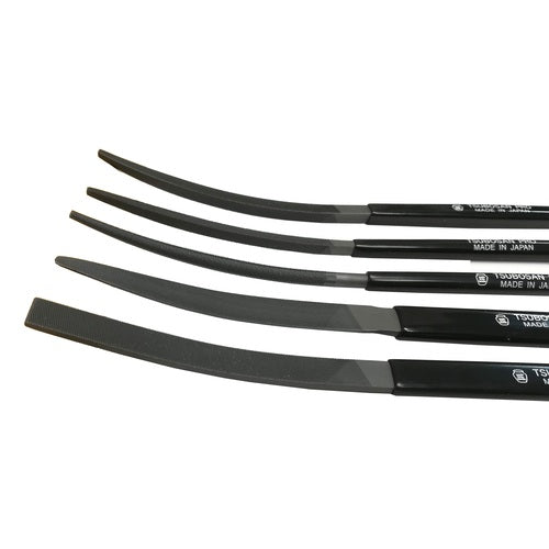 ツボサン　プロヤスリ　舟型　５本組　セット　中目　STS05-02　1 Ｓ