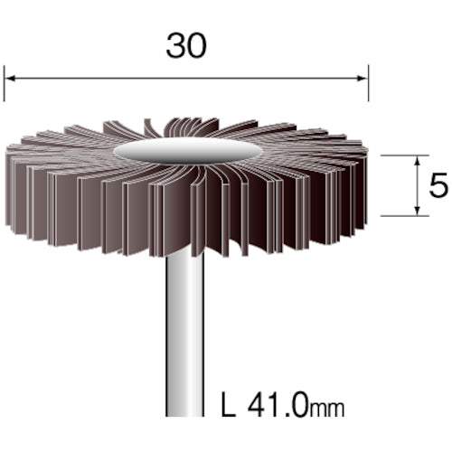 Ｍｉｎｉｍｏ　ラジアルサンダー＃１２０　φ３０　（３個入）　EA1023　1 袋