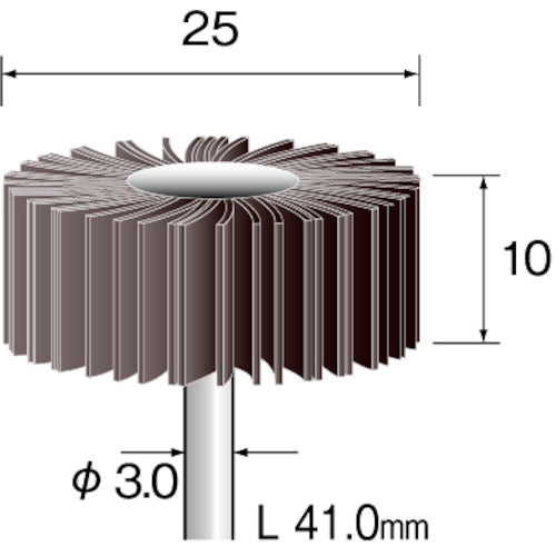 Minimo Radial Sander #120 φ25 (3 pieces) EA1133 1 bag