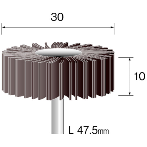 Minimo Radial Sander #80 φ30 (3 pieces) EA1142 1 bag