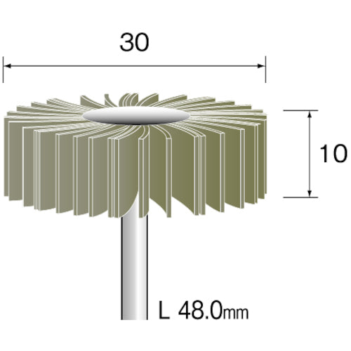 Minimo Diamond Radial Sander Electroplated #800 Φ30 EA4124 1 piece