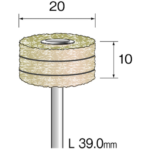 Minimo Delight Sander Laminated #120 φ20 (3 pieces) EA6021 1 bag
