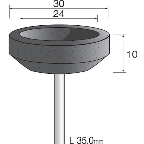 Minimo Cup Grindstone #100 φ30 (10 pieces) SA3413 1 bag