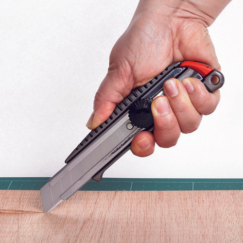 NT 메탈 바디 커터 나이프 L형 나사 록 L-500G 1개