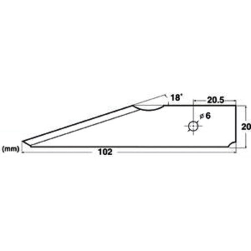 ＮＴ　ステンレスナイフ　VM-2P　1 丁