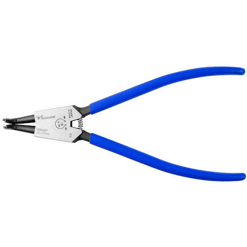 TTC KingTTC Hard Bit Snap Ring Pliers Shaft, Curved Jaws, Spring Attached, Total Length 230mm, SEB-230P, 1 Piece