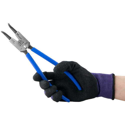 TTC KingTTC Hard Bit Snap Ring Pliers Shaft, Curved Jaws, Spring Attached, Total Length 230mm, SEB-230P, 1 Piece