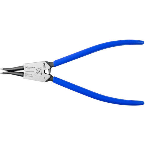 TTC KingTTC 경질 비트 스냅 링 플라이어 축용 직조 스프링 부착 전장 243mm SES-230P 1 쵸