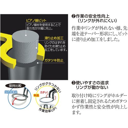 ＴＴＣ　ＫｉｎｇＴＴＣ　スナップリングプライヤー穴用直　バネ付　SIS-125P　1 丁