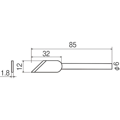 GUT Replacement tip for HE-60 HE-60T 1 piece
