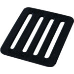 TSUYORON Parts for waist belt-type fall arrest devices D-ring stopper 4 holes Resin Black For belt width 50 mm LT-N50-BLK 1 piece