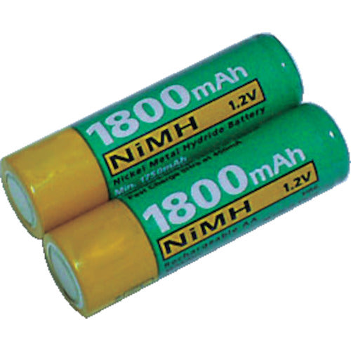 Alinco Nickel Metal Hydride Battery 1.2V 920mAh 2-Pack EBP-57N 1 Box