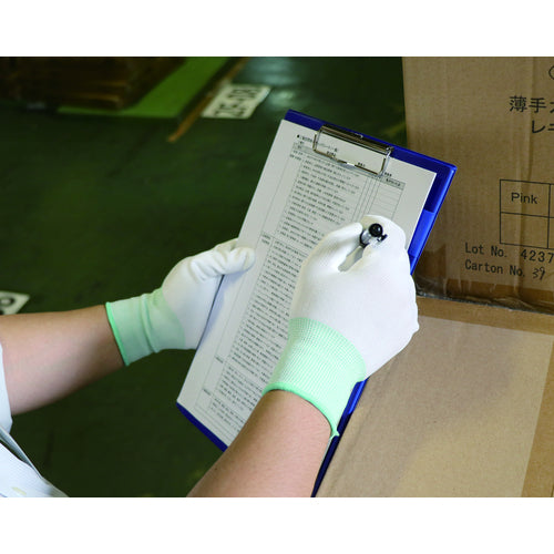 ＭＩＳＭ　ウレタン背抜手袋　楽々ＰＵフィット手袋　Ｌ　（１０双入）ＰＦ−００３　307020002　1 袋