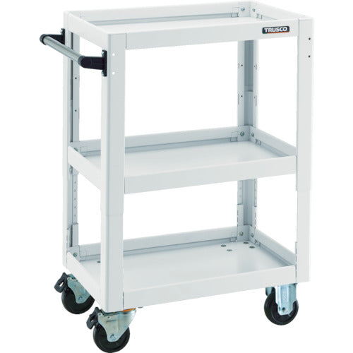 TRUSCO 툴 왜건 돌고래 높이 조절식 600X400 화이트 DLWS-A963-W 1대