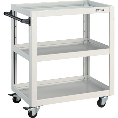TRUSCO 툴 왜건 돌고래 높이 조절식 W750 4륜 자재 우레탄 바퀴 화이트 DLWS-A973UJ-W 1대