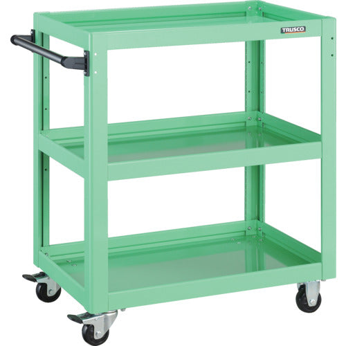 TRUSCO Tool Wagon Dolphin Height Adjustable 750X500 Young Green DLWS-A973-YG 1 Unit