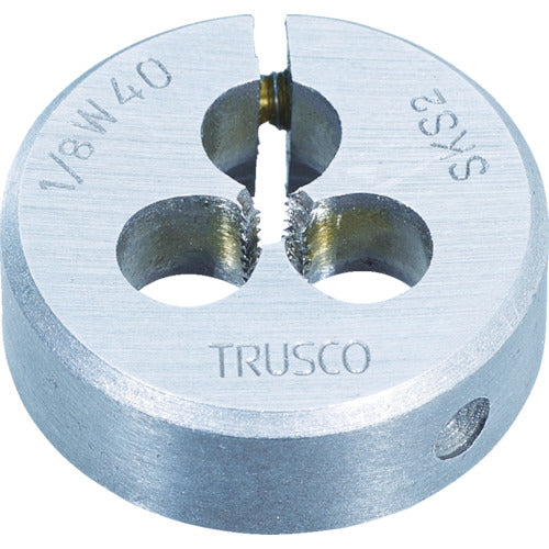 TRUSCO Round Die SKS Whitworth 50 Diameter 3/4W10 T50D-3/4W10 1 pc