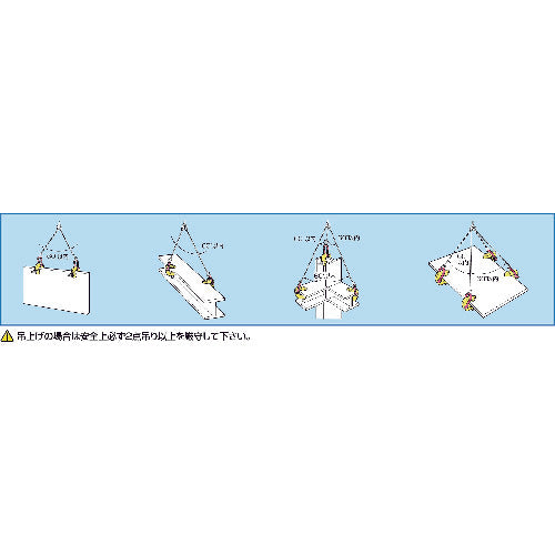 スーパー　スクリューカムクランプ（万能型）容量：０．３ｔｏｎ　クランプ範囲：５０〜１００ｍｍ　SCC0.3W　1 台