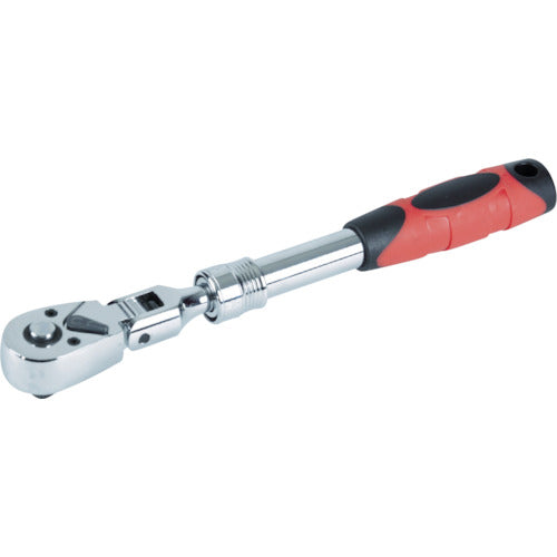 TRUSCO Swivel Telescopic Ratchet Handle 12.7mm TEFRH4 1 pc