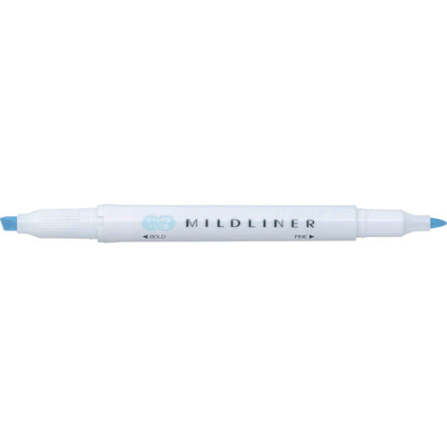 Zebra highlighter pen Mildliner Mild Blue WKT7-MBL 1 piece