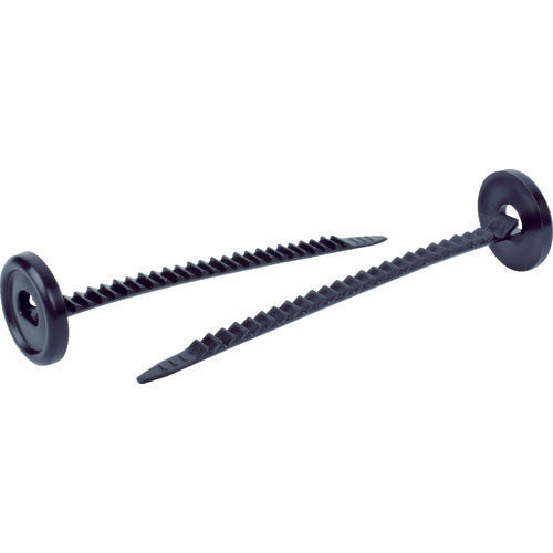 TRUSCO 수지제 결속 타이 암컷 동 타이 4mm~50mm 판 두께용 (20개입) TJK-20 1봉