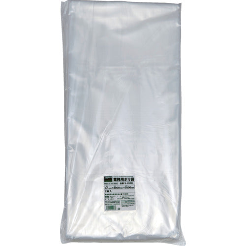 ＴＲＵＳＣＯ　業務用ポリ袋０．１×１０００Ｌ　２枚入　S-1000　1 袋