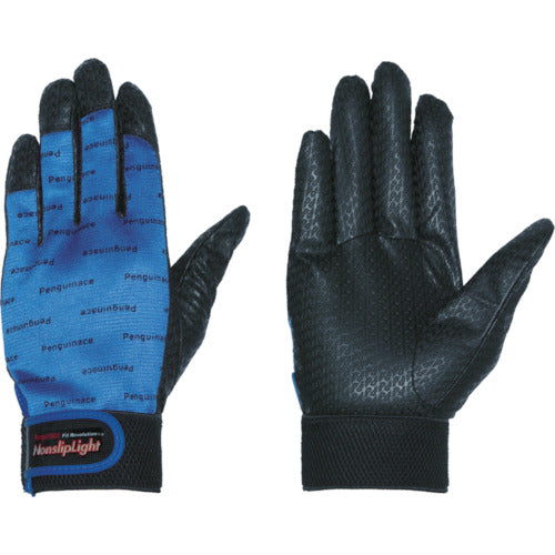 ペンギンエース　ノンスリップライトＰパターンマジック　ＬＬ　ブルー　PA-9244　1 双