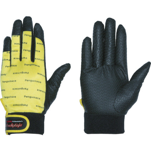 ペンギンエース　ノンスリップライトＰパターンマジック　ＬＬ　イエロー　PA-9214　1 双