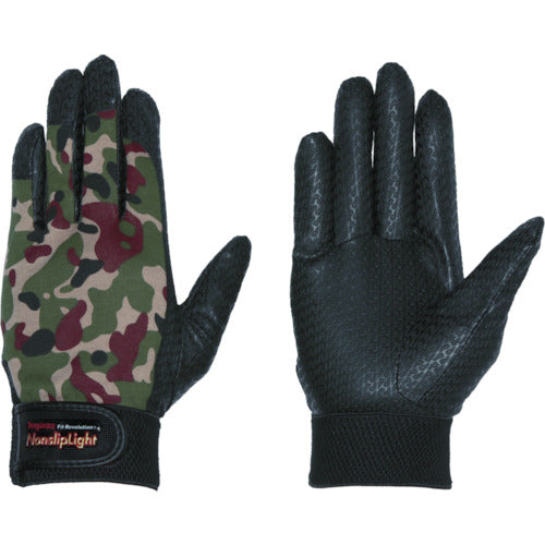 ペンギンエース　ノンスリップライトＰパターンマジック　ＬＬ　迷彩　PA-9300-LL　1 双