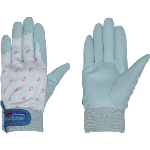 펭귄 에이스 합피 장갑 논 슬립 라이트 라이트 그레이 S PA-8151 1 쌍