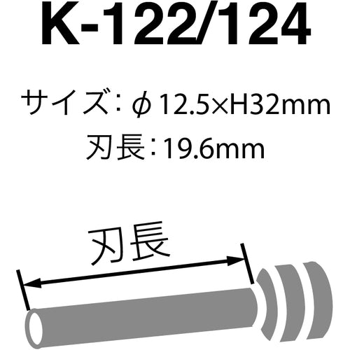 컬 파이프 로트 블레이드 K-122/124 K-122/124 1개