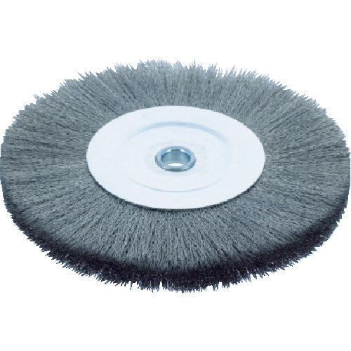 TRUSCO Wheel Brush Φ250X19.05(19)mm Hole Stainless Steel Wire Wire Diameter 0.3 TB-6383 1 pc