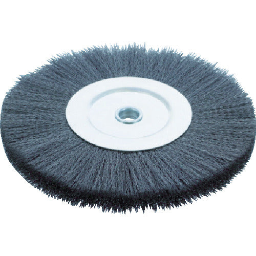 TRUSCO Wheel Brush Φ200X15.88(16)mm Hole Steel Wire Wire Diameter 0.3 TB-6372 1 pc