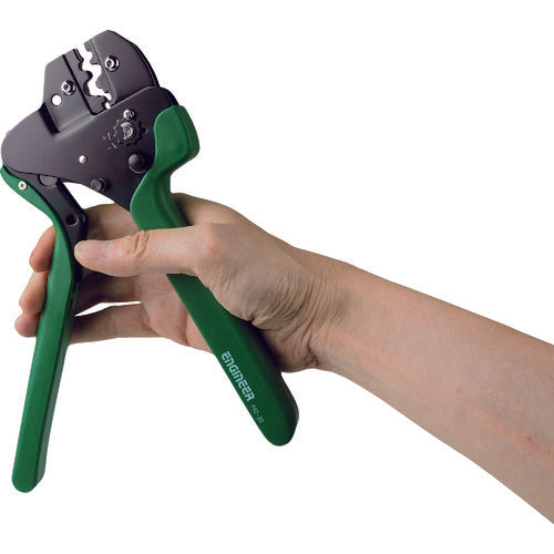 ＥＮＧＩＮＥＥＲ　ダイス交換式ラチェットクリンパー（裸端子／Ｐ．Ｂ形スリーブ）　PAD-20　1 丁