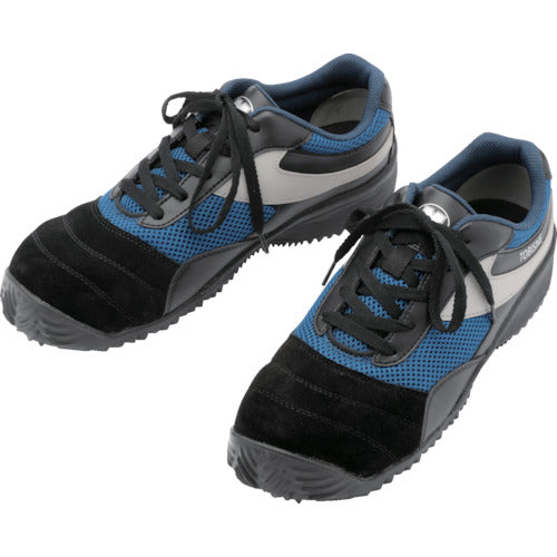 ミドリ安全　屈曲作業向けプロスニーカー　ＴＳ−１１０Ｎ黒／ブルー　２３．５ｃｍ　TS-110N-BK/BL-23.5　1 足