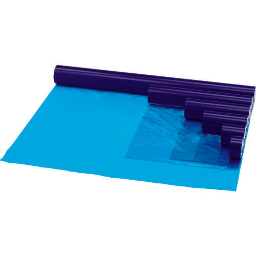 ＴＲＵＳＣＯ　　表面保護テープ　環境対応タイプ　ブルー　幅５０ｍｍＸ長さ１００ｍ　TSPW-5B　1 巻