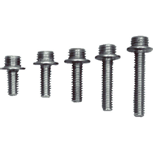 TRUSCO Point Screw 4 x 12 Stainless Steel Coating 50 Pieces PS-AA322 1 PK