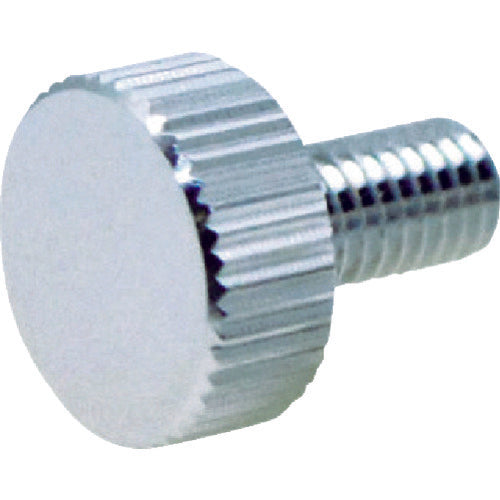 TRUSCO 장식 평소 나사 세로 눈 널링 M4 Φ10 L10 1개입 DS-AB150 1개