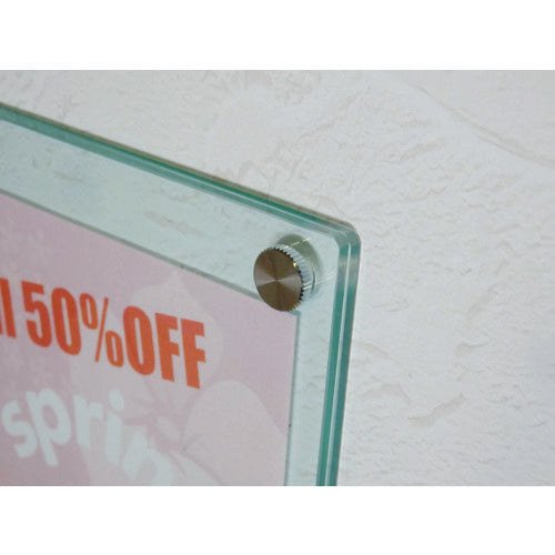 TRUSCO SUS 장식 평소 나사 세로 눈 널링 M6 Φ16 L15 1개입 DS-AB450 1개