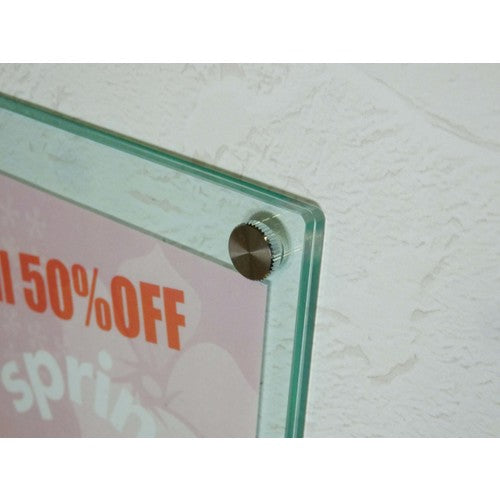 TRUSCO SUS 장식 평소 나사 세로 눈 널링 M6 Φ16 L20 1개입 DS-AB451 1개