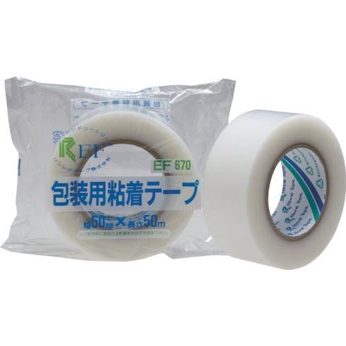リンレイテープ　包装用ＰＥワリフテープ　ＥＦ６７０　７５×５０　半透明　EF670-75X50　1 巻