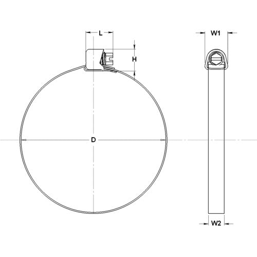 ＪＵＢＩＬＥＥ　マルチバンド＋スクリューセット　１１ｍｍ幅１０ｍ　ＳＵＳ３０４　バンド１本・締金具２５個　MB1806　1 箱