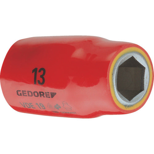 GEDORE [Sold out and discontinued] [Limited stock special price H] Insulated socket 1/2, 15mm across 6123160 1 piece