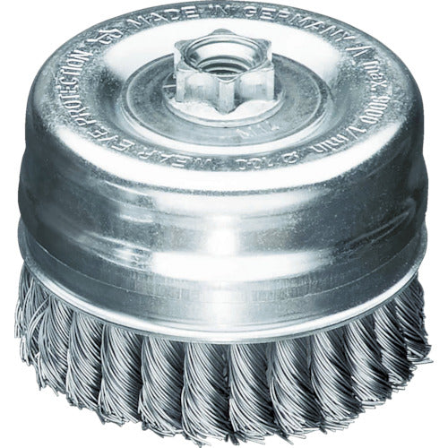 LESSMANN Knot Cup Brush Φ75 Stainless Steel Wire Wire Diameter 0.35 483714 1 pc