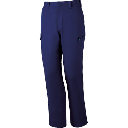 Z-DRAGON No-tuck Cargo Pants, Waist 73, Navy, 71302-011-73, 1 unit