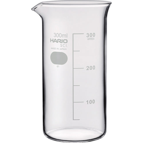 HARIO 톨 비커 기준 눈금 첨부 300ml TB-300-SCI 1개