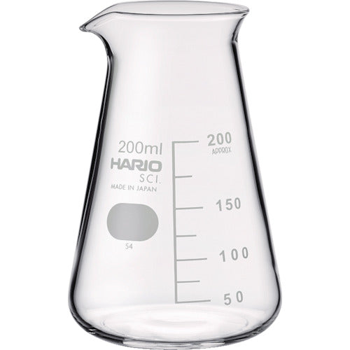 ＨＡＲＩＯ　コニカルビーカー　目安目盛付　２００ｍｌ　CB-200-SCI　1 個