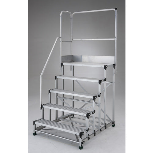 ＴＲＵＳＣＯ　Ｈ１１００　階段片手すり天場二方　ＴＳＦ−５１０２５用　TSF-TE15-11H-250　1 Ｓ