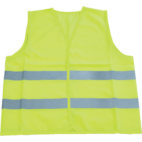 TRUSCO JIS T 8127 Compliant Safety Vest Fluorescent Yellow TABJ-YE 1 Piece