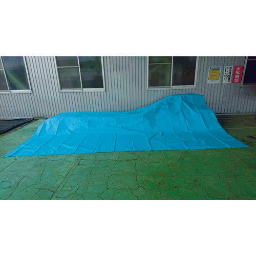 TRUSCO [Sold out and discontinued] Nagomimi Sheet Width 7.2m x Length 9.0m Turquoise Blue TNGM-7290B 1 sheet